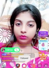 Desi Cute Girl Chamet Show