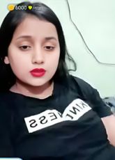 Simran Kaur showing on Chamet Live With Face